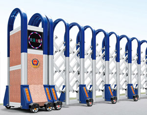 铝合金伸缩门工作原理