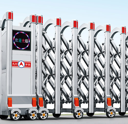 不锈钢伸缩门王者八号