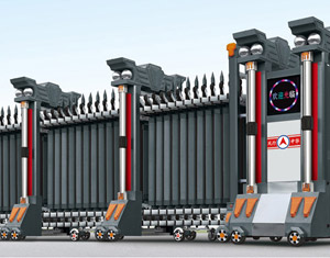 铝合金伸缩门宏图三号